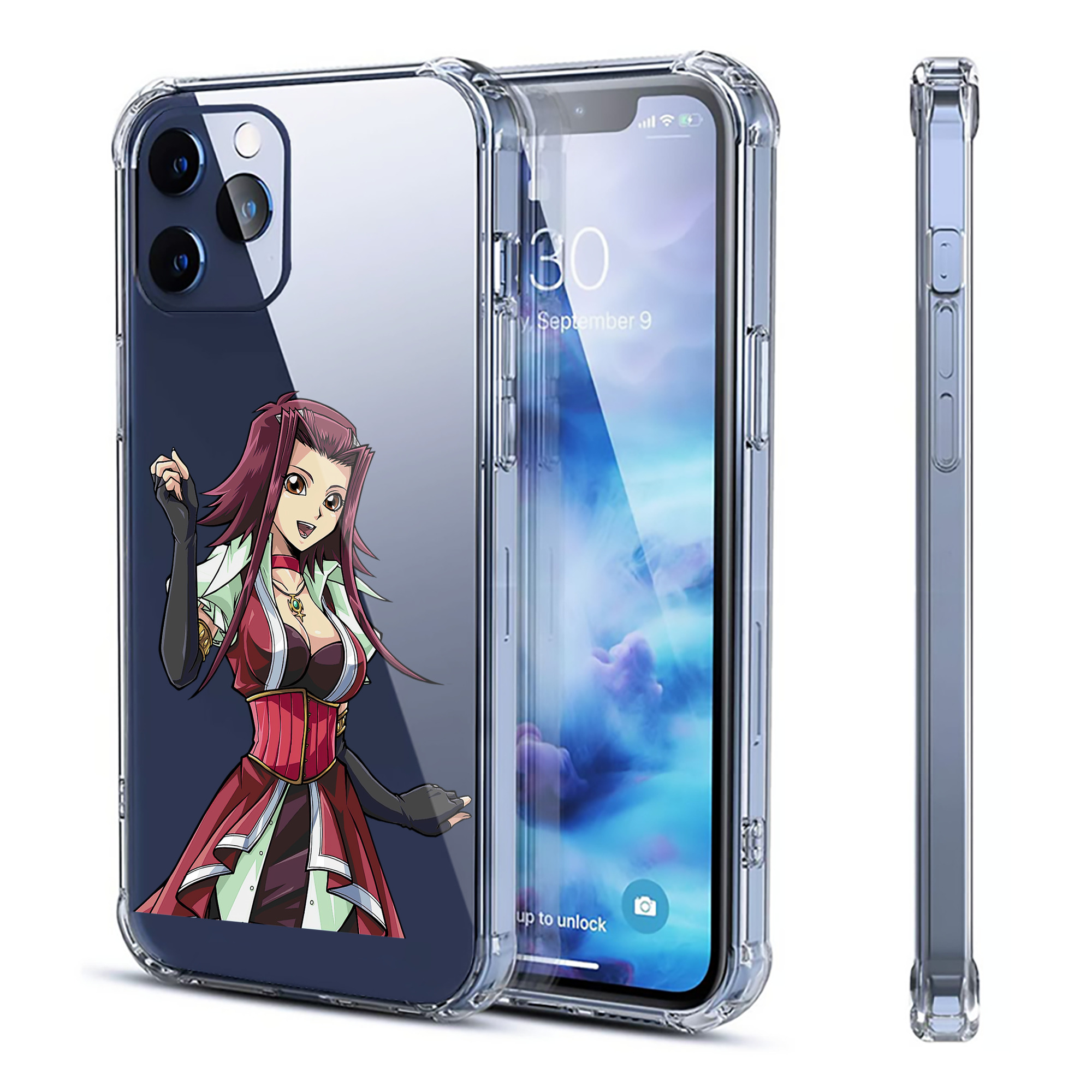 （画像用） 遊☆戯☆王 Yu-Gi-Oh! 【iPhone 12シリーズ対応】透明スマホケース（クリアソフトケース）